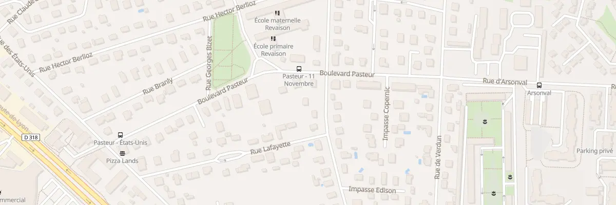 Plan du 6 Rue du 11 Novembre à Saint-Priest