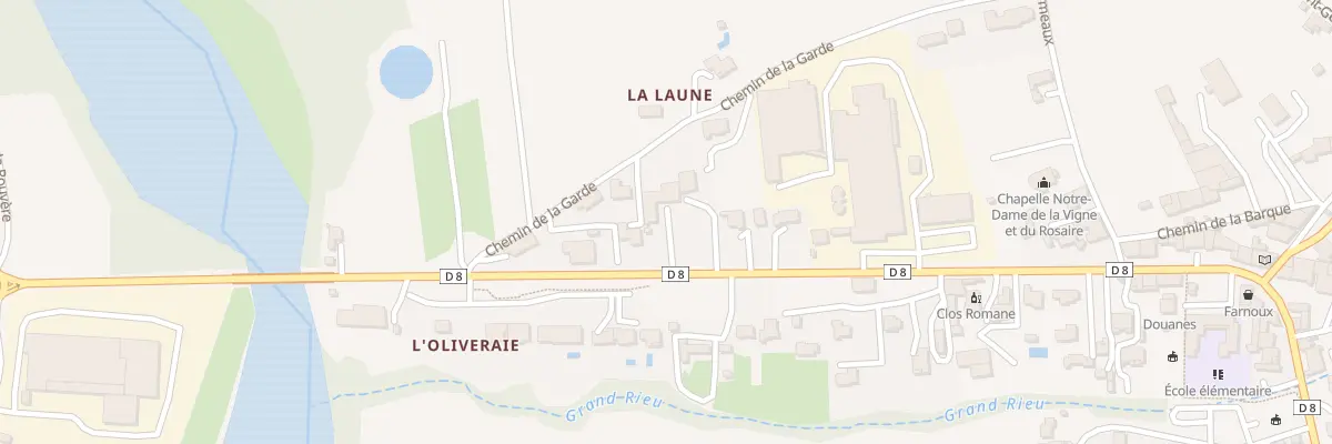 Plan du 5532 Art Ancien Chem de Ste Cecile à Cairanne