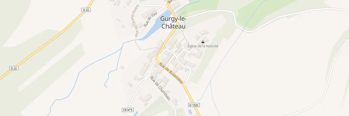 Plan du 4 Sen des Roches à Gurgy-le-Château
