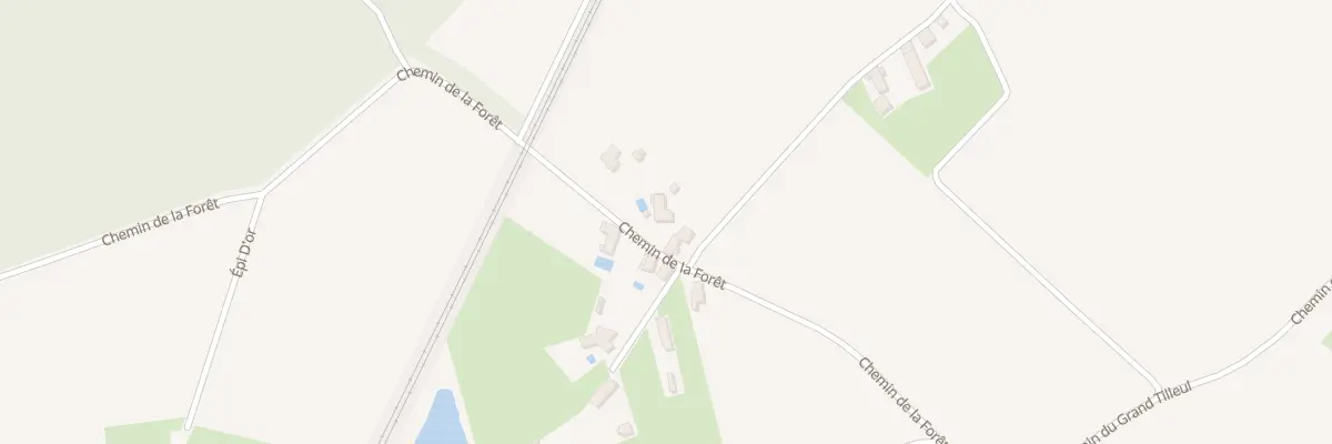 Plan du 2121 Che de la Forêt à Mionnay