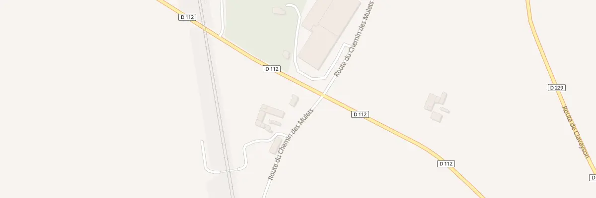 Plan du 1637 Rte du Chemin des Mulets à Bren