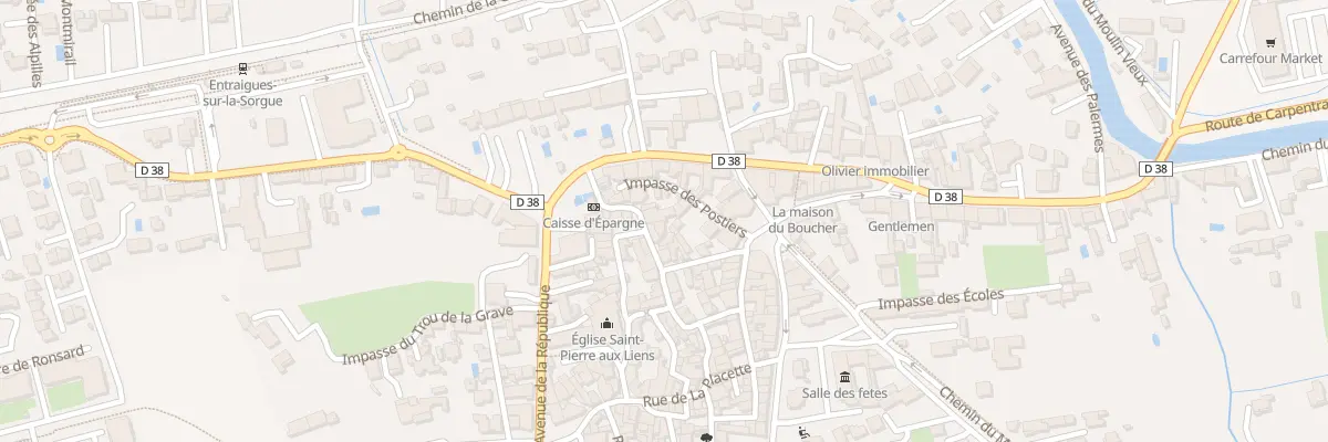 Plan du 67 Rue de la Fromental à Entraigues-sur-la-Sorgue