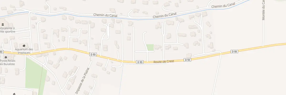 Plan de Guiniere à Allex