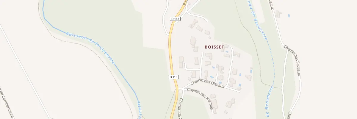 Plan du 55 Imp des Rouges-Gorges à Grane