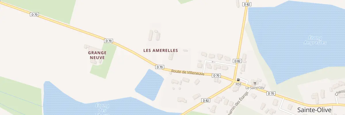 Plan du 150 Rte de Villeneuve à Sainte-Olive