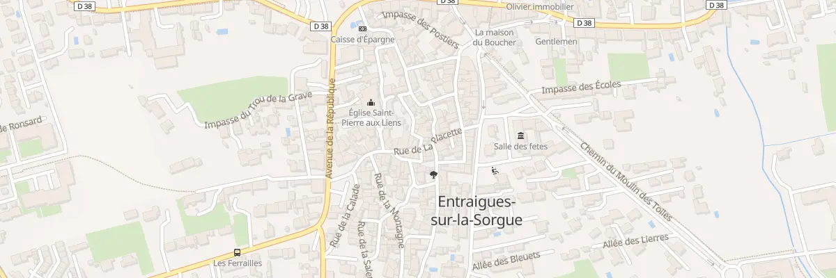 Plan du 1 Rue des Clastres à Bédarrides