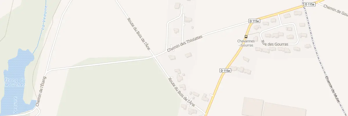 Plan du 237 Che des Thiolattes à Chavannes