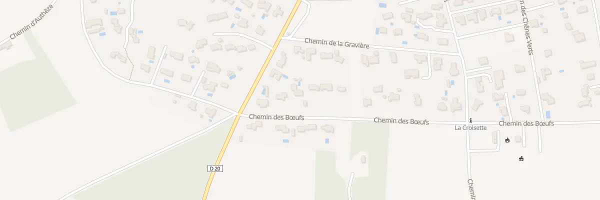 Plan du 5 Che des Boeufs à Grillon