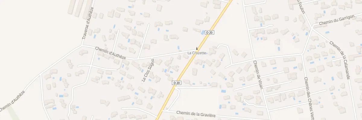 Plan du 5102 Le Serret à Grillon