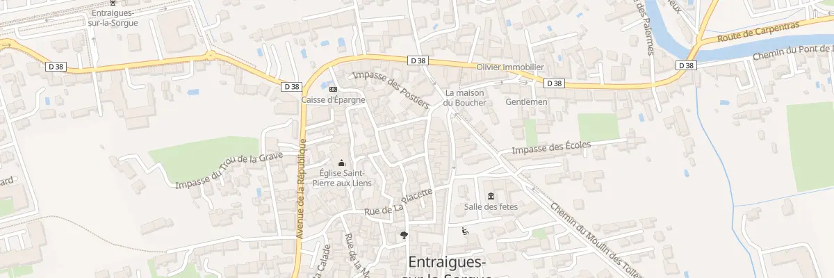 Plan du 16B Rue Daniel Lavorini à Entraigues-sur-la-Sorgue