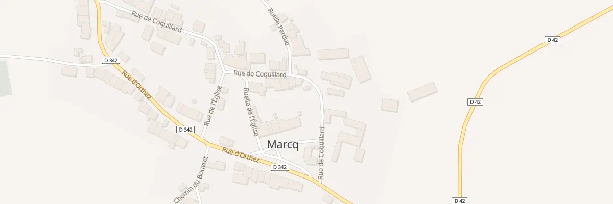Plan du 1 Rue de Coquillard à Marcq