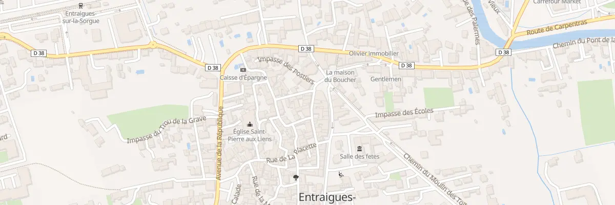 Plan du 16 Rue Daniel Lavorini à Entraigues-sur-la-Sorgue