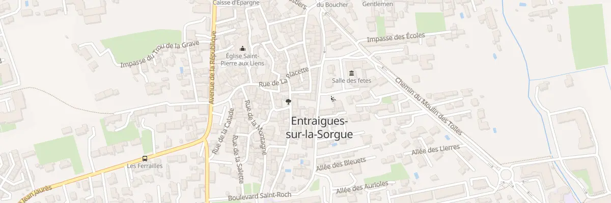 Plan du 64 Bd St Roch à Entraigues-sur-la-Sorgue