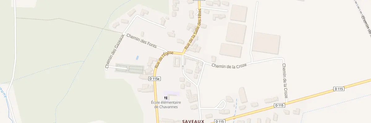 Plan du 180 Rue du 15 Juin 1944 à Chavannes
