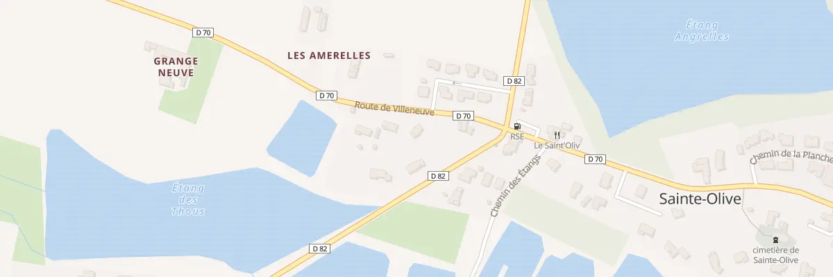 Plan du 117 Rte de Villeneuve à Sainte-Olive