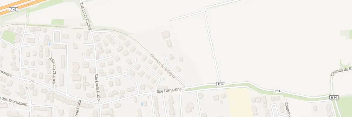 Plan du 59 Rue Lamartine à Vaulx-en-Velin