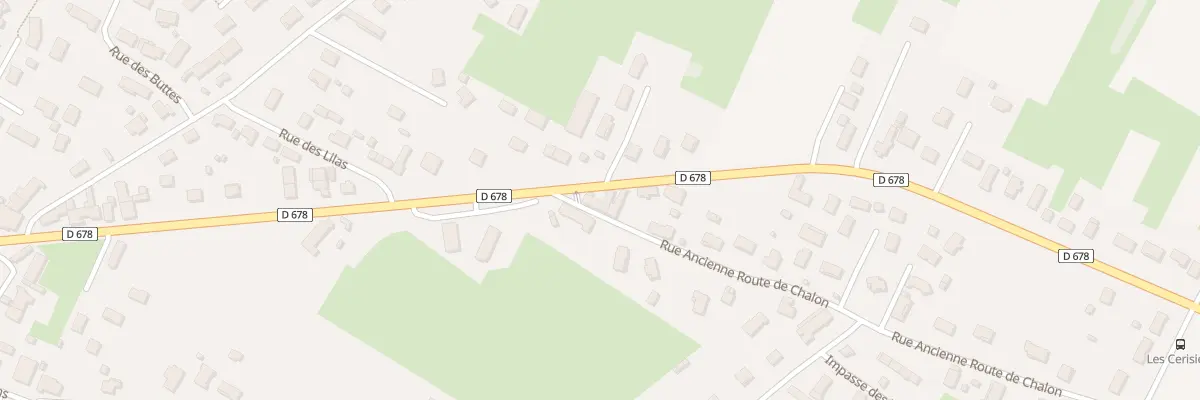 Plan du 18 Rte de St Germain du Bois à Oslon