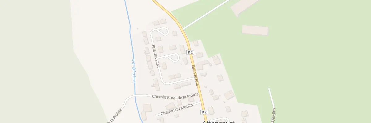 Plan du 18 Rue des Lilas à Attancourt