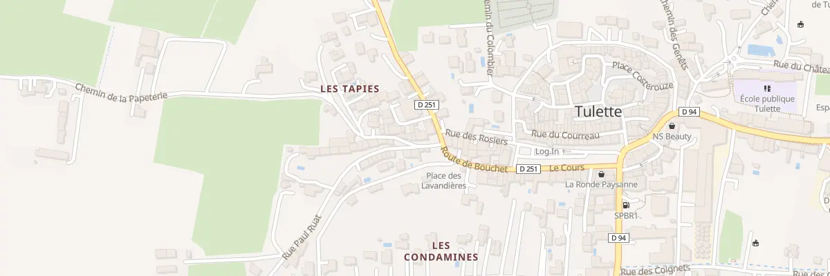 Plan du 5356 Fg des Tapies à Tulette