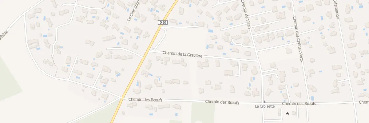 Plan du 6094 Che de la Graviere à Grillon