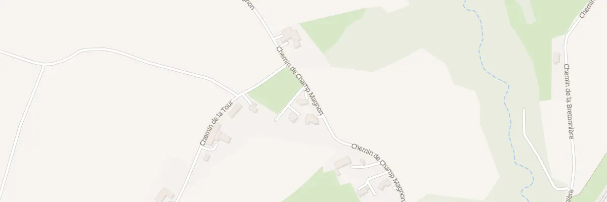 Plan du 525 Che de Champ Magnon à Saint-Jean-de-Galaure