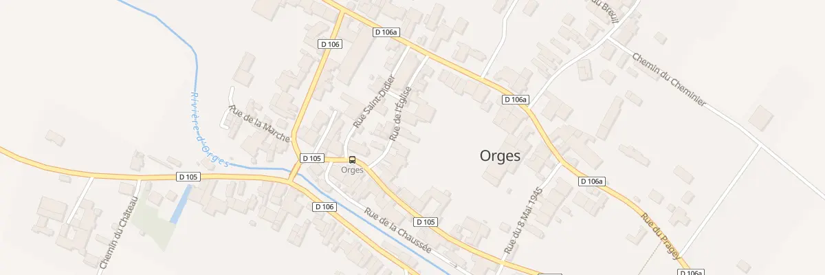 Plan du 8 Rue de l’Eglise à Orges