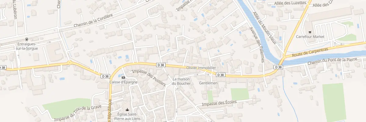 Plan du 53 Rte de Carpentras à Entraigues-sur-la-Sorgue