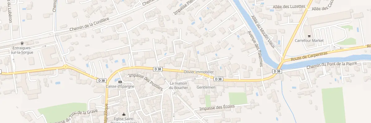 Plan du 67 Rte de Carpentras à Entraigues-sur-la-Sorgue