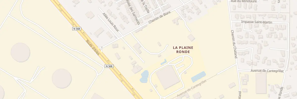 Plan du 9025 Che de Blanc à Fos-sur-Mer