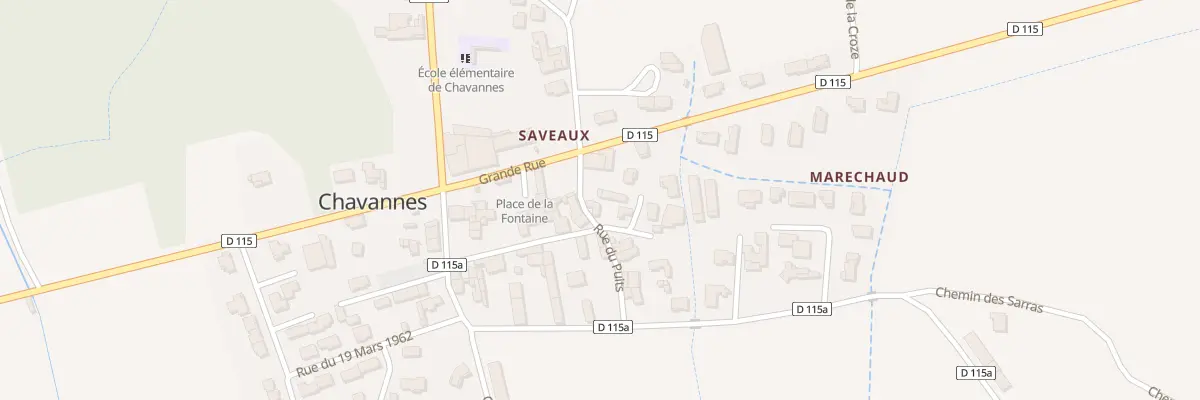 Plan du 51 Rue du Puits à Chavannes