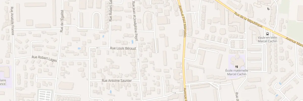 Plan du 21 Rue Jean et Joséphine Peyri à Vaulx-en-Velin