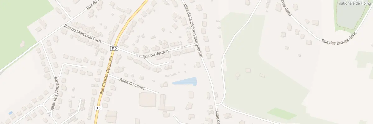 Plan du 20 Rue de Verdun à Floing