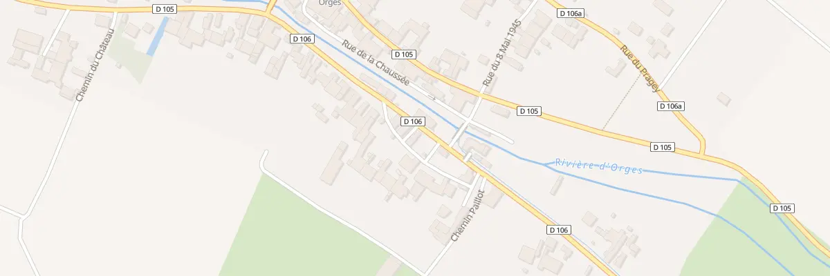 Plan du 1 Rue de la Voinchere à Orges