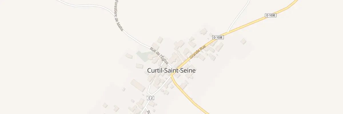 Plan du 2 Rue de l’Eglise à Curtil-Saint-Seine