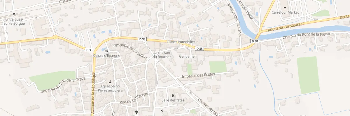 Plan du 60 Rue Laurent Bertrand à Entraigues-sur-la-Sorgue