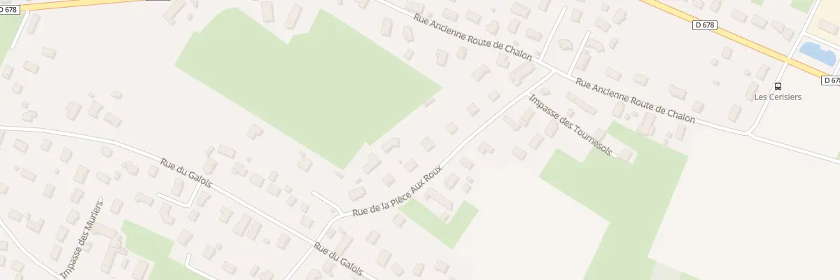 Plan du 10 Rue de la Pièce aux Roux à Oslon