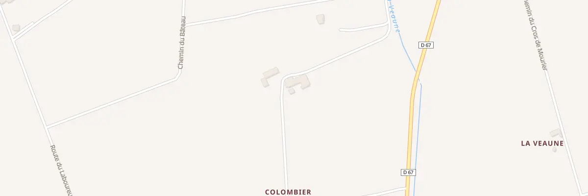 Plan du 200 Chem de Compostelle à Beaumont-Monteux