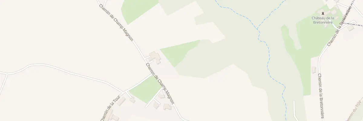 Plan du 620 Che de Champ Magnon à Saint-Jean-de-Galaure