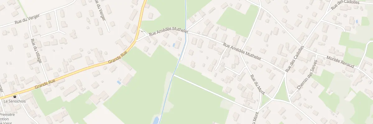 Plan du 14 Rue Amédée Muthelet à Sassenay