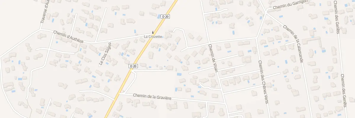 Plan du 4 La Croisette à Grillon