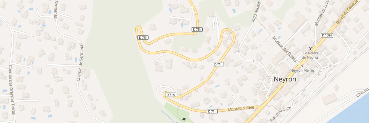 Plan du 53 Mte Neuve à Neyron