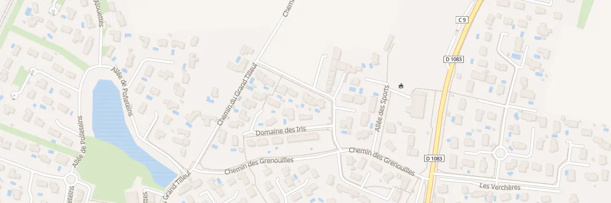 Plan du 2 Lot Le Domaine des Iris à Mionnay