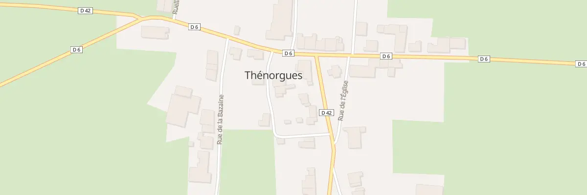 Plan du 3 Rue des Roises à Thénorgues