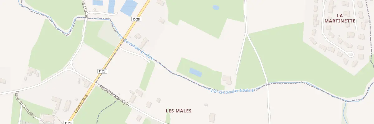 Plan du 5240 A l’Horloge à Bâgé-le-Châtel