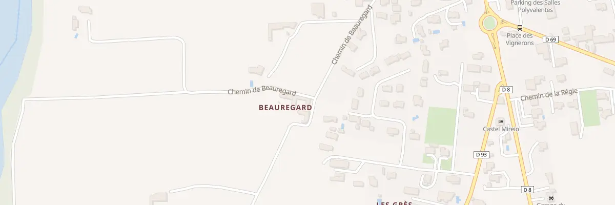 Plan du 5120 Beauregard à Cairanne