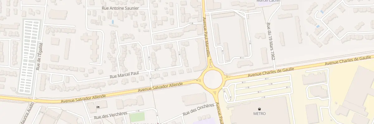 Plan du 24 Rue Alfred Ancel à Vaulx-en-Velin
