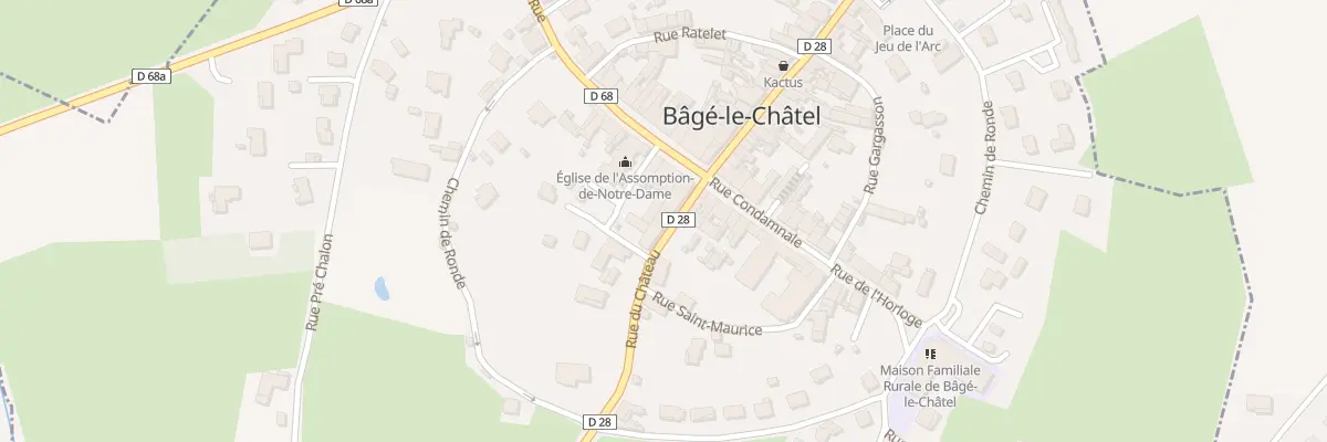 Plan du 5028 Ville à Bâgé-le-Châtel