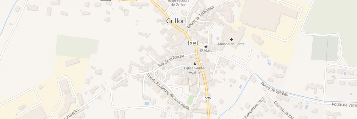 Plan du 5260 La Frache à Grillon