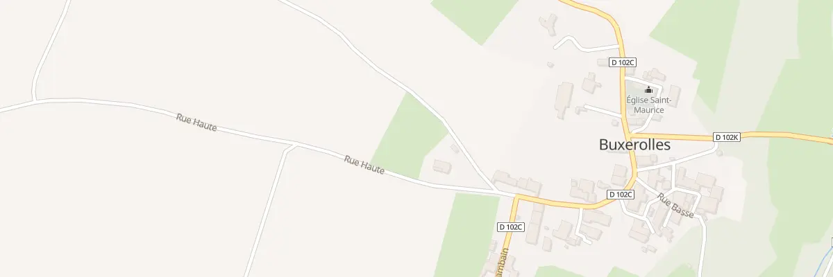 Plan du 14 Rue Haute à Buxerolles
