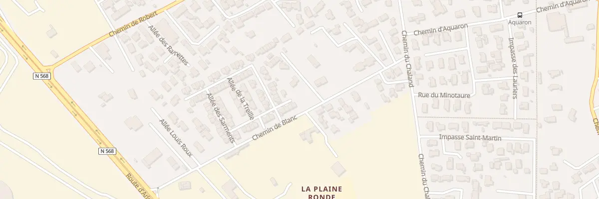 Plan du 260 Che de Blanc à Fos-sur-Mer